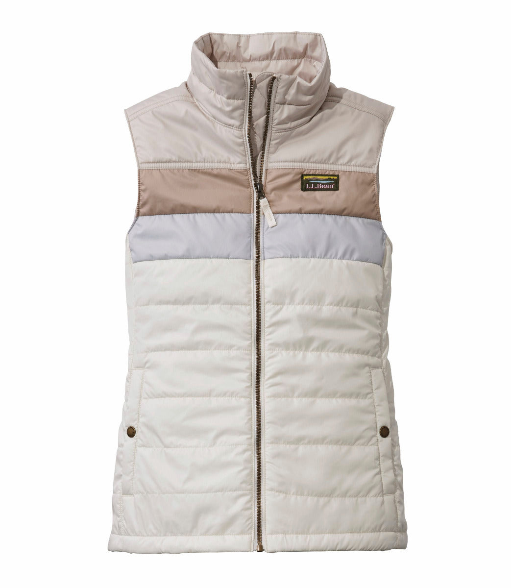 L.L.Bean L.L.Bean 513527 Women's Mountain Classic Color Block Puffer Vest - $89.95 at Getzs