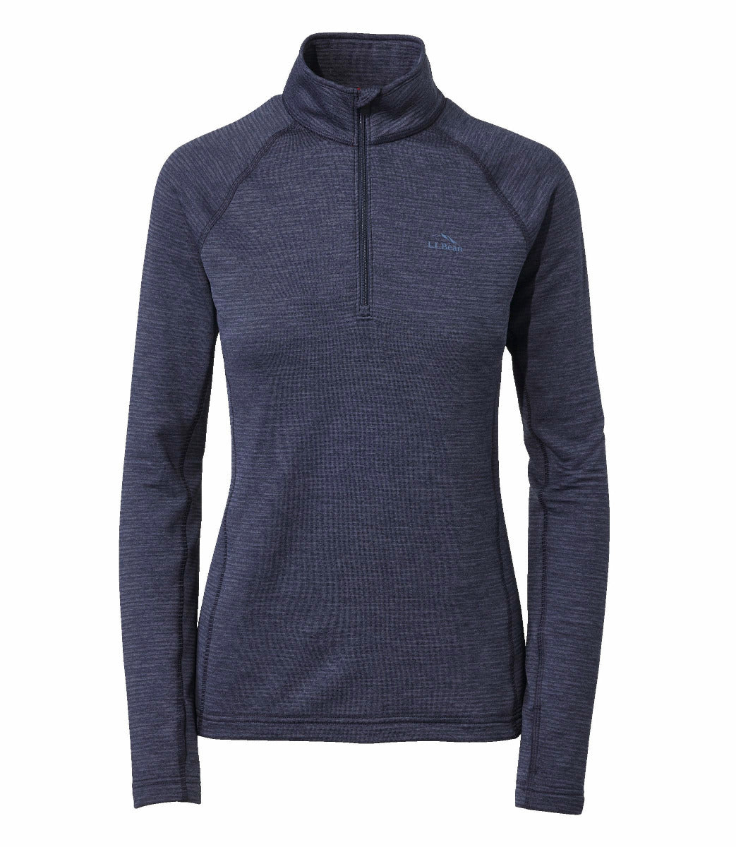 L.L.Bean L.L.Bean 523664 Women's Midweight Baselayer 1/4 Zip - $64.95 at Getzs