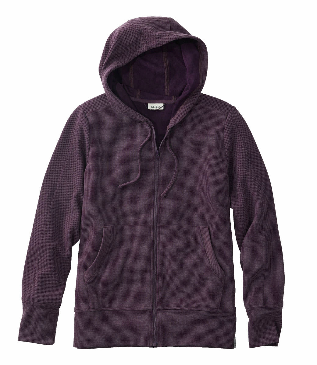 L.L.Bean 526867 Women's Mountainside Micro Waffle Full-Zip Jacket