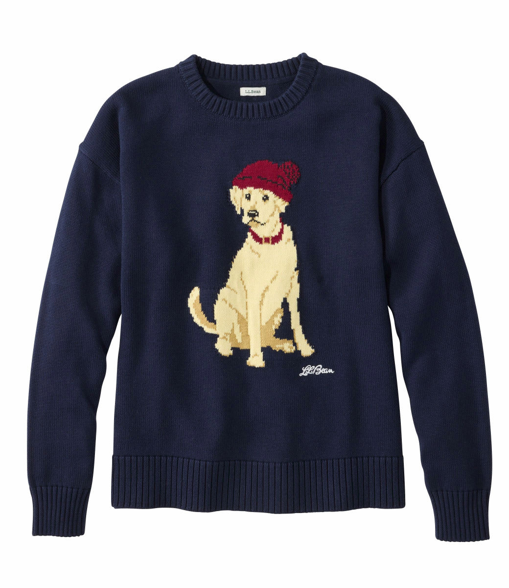L.L.Bean L.L.Bean 527964 Women's Original Double L Crewneck Novelty Sweater - $79.95 at Getzs