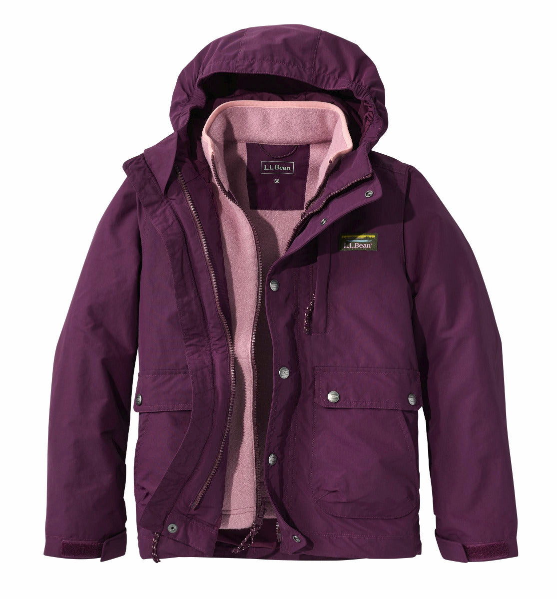L.L.Bean L.L.Bean 528024 Kids' Mountain Classic 3-in-1 Fleece Jacket - $170.00 at Getzs
