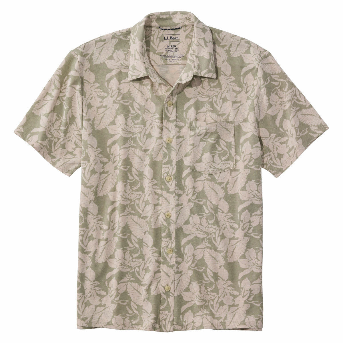 L.L.Bean 528456 Men's Sunwashed Print Shirt