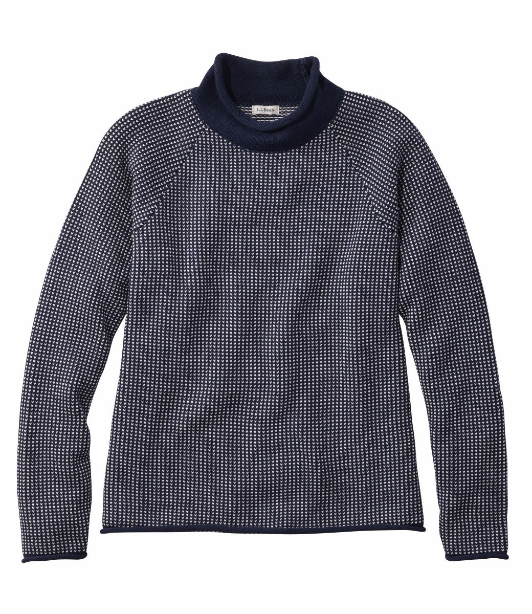 L.L.Bean L.L.Bean 528509 Women's Original Double L Rollneck Birdseye Sweater - $69.95 at Getzs