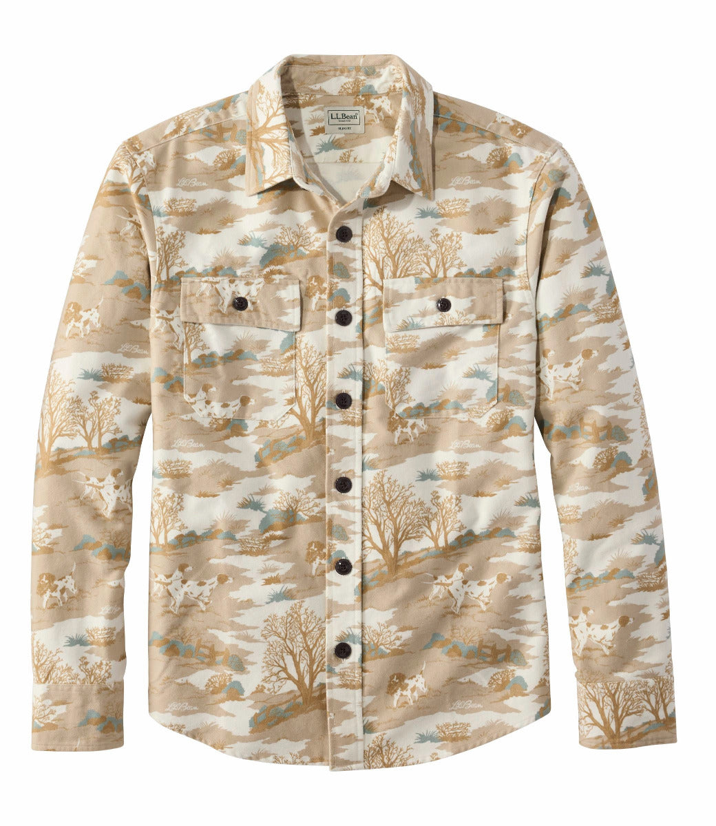 L.L.Bean 528999 Men's 1933 Chamois Print Shirt