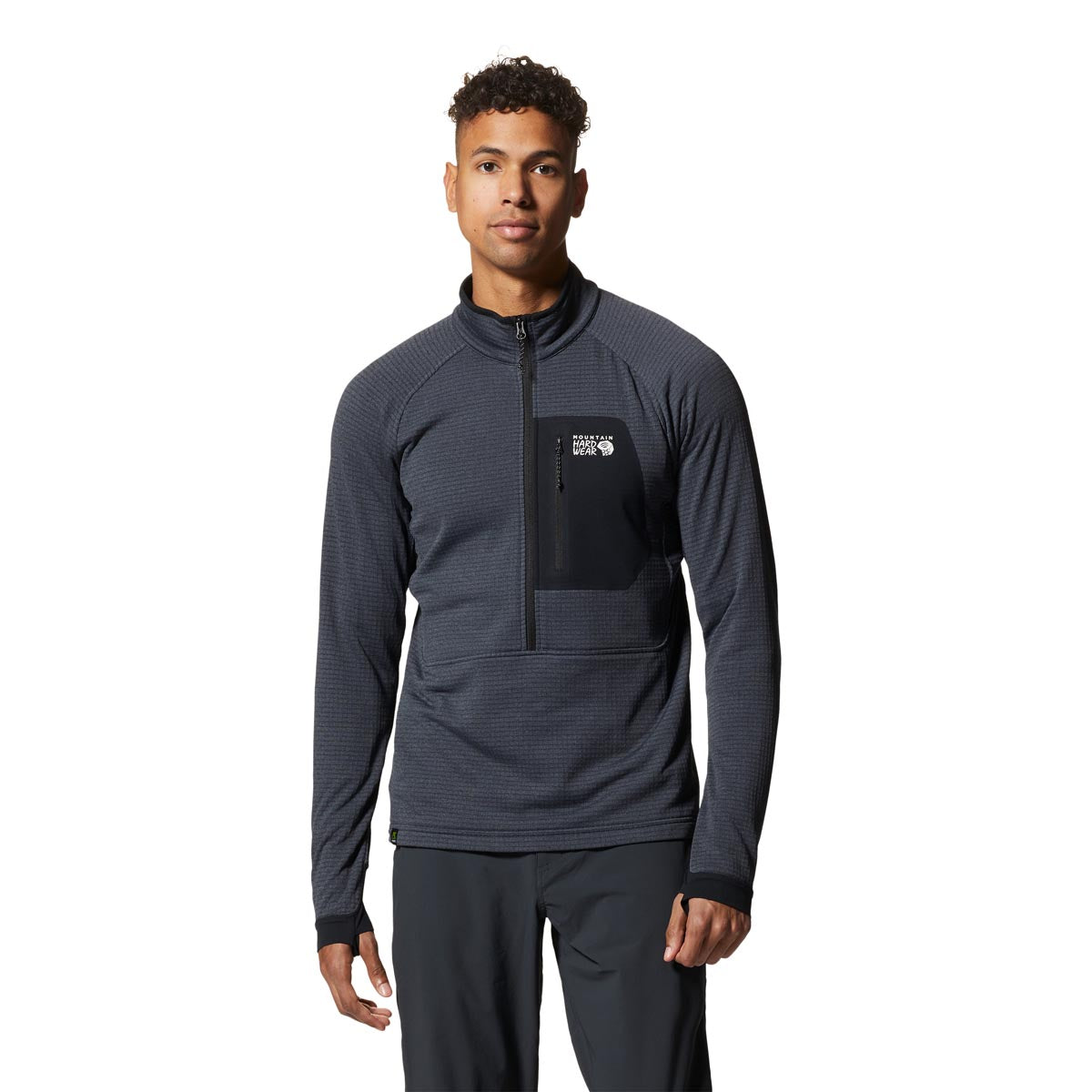 Mountain Hardwear 1985321 Men's Polartec Power Grid Half Zip Jacket