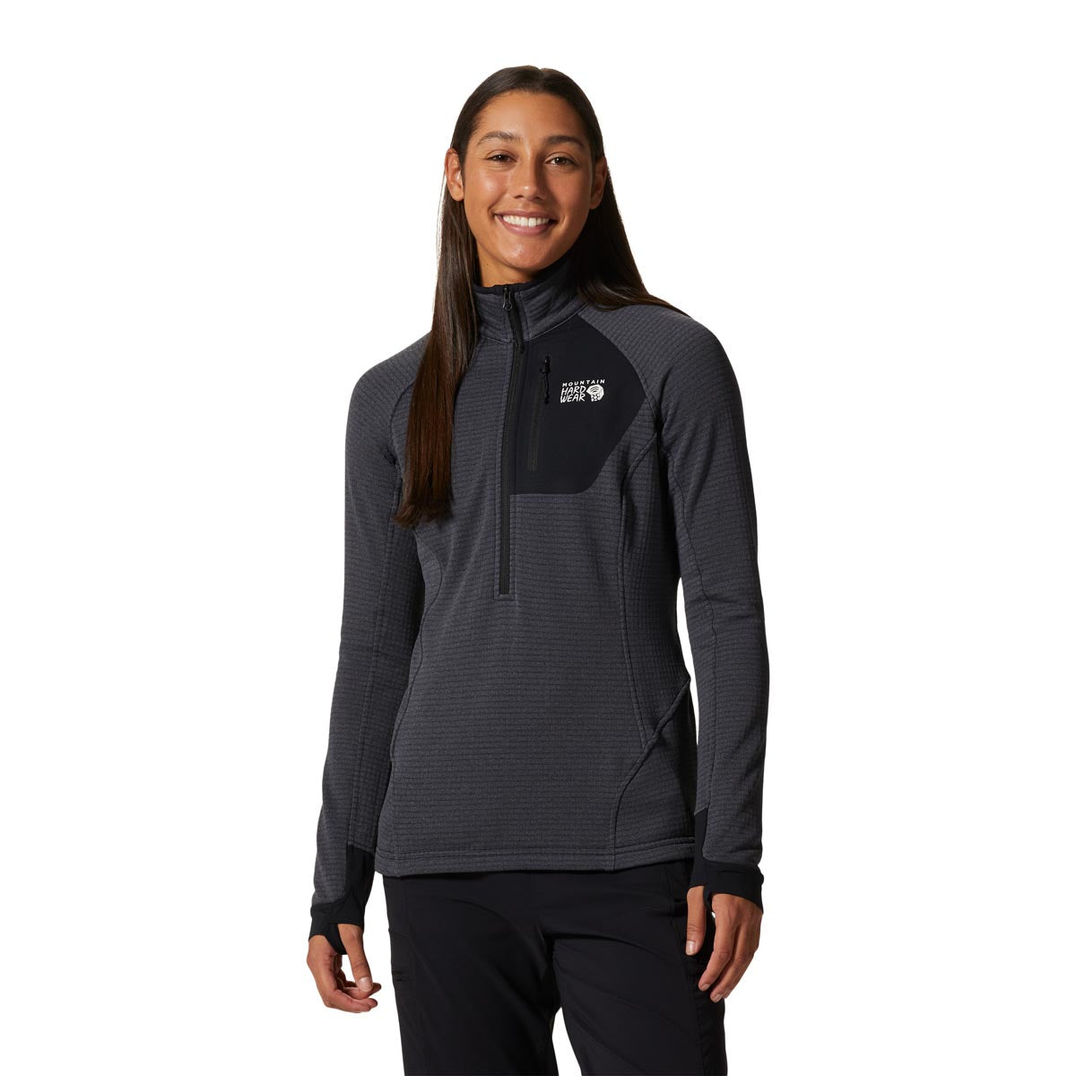 Mountain Hardwear 1985341 Women's Polartec Power Grid Half Zip Jacket