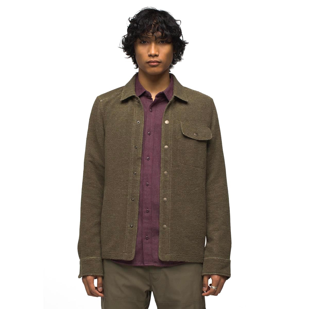 prAna 1973751 Men's IncrediWool Overshirt