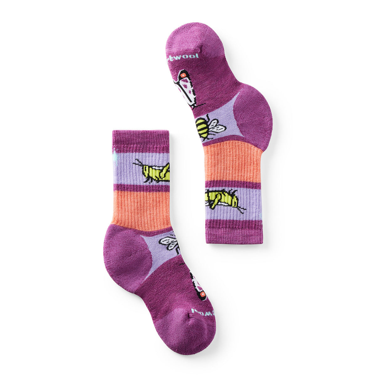 Smartwool SW002182 Kids' Hike Full Cushion Garden Bugs Crew - Past Season