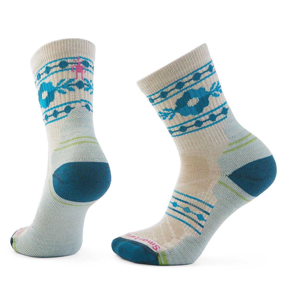 Smartwool Smartwool SW002689 Women's Hike Light Cushion Retro Floral Mid Crew Socks - $23.95 at Getzs