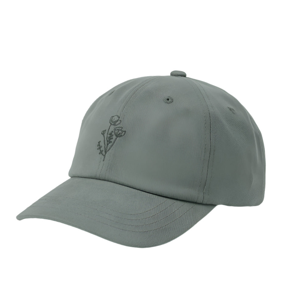 Tentree TAU5885 Flower Embroidery Peak Hat