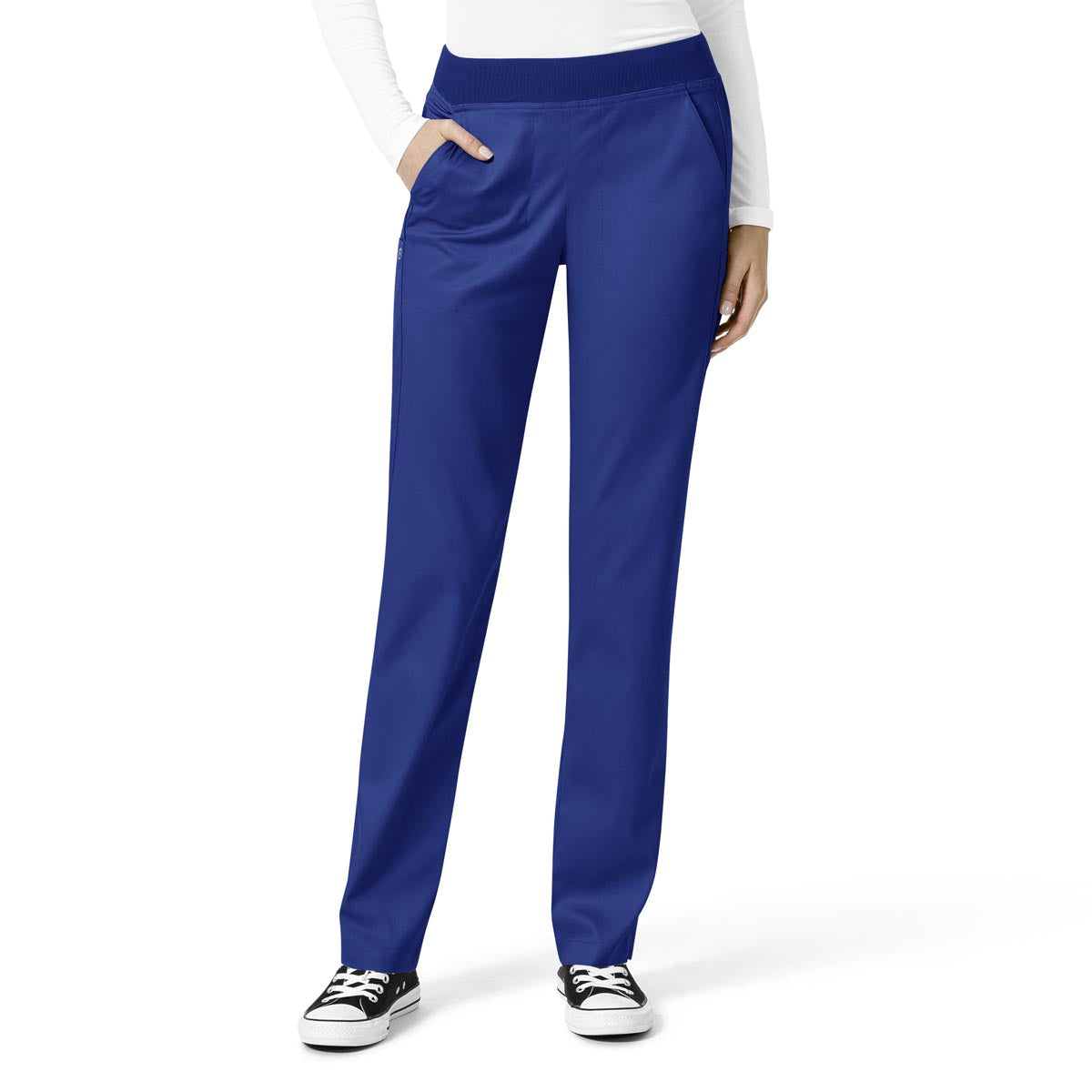 Wink Scrubs Wink Scrubs 5419PX-C Women's Knit Waist Cargo Pant - Petite Extended - Past Season - $28.98 at Getzs
