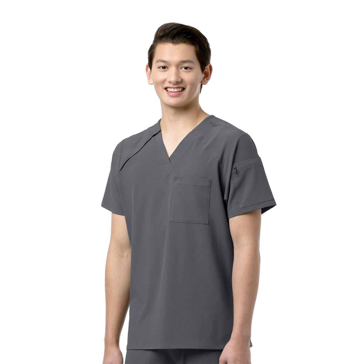 Wink Scrubs Wink Scrubs 6034X Men's Renew EZ Zip Scrub Top - Extended Sizes - $37.98 at Getzs