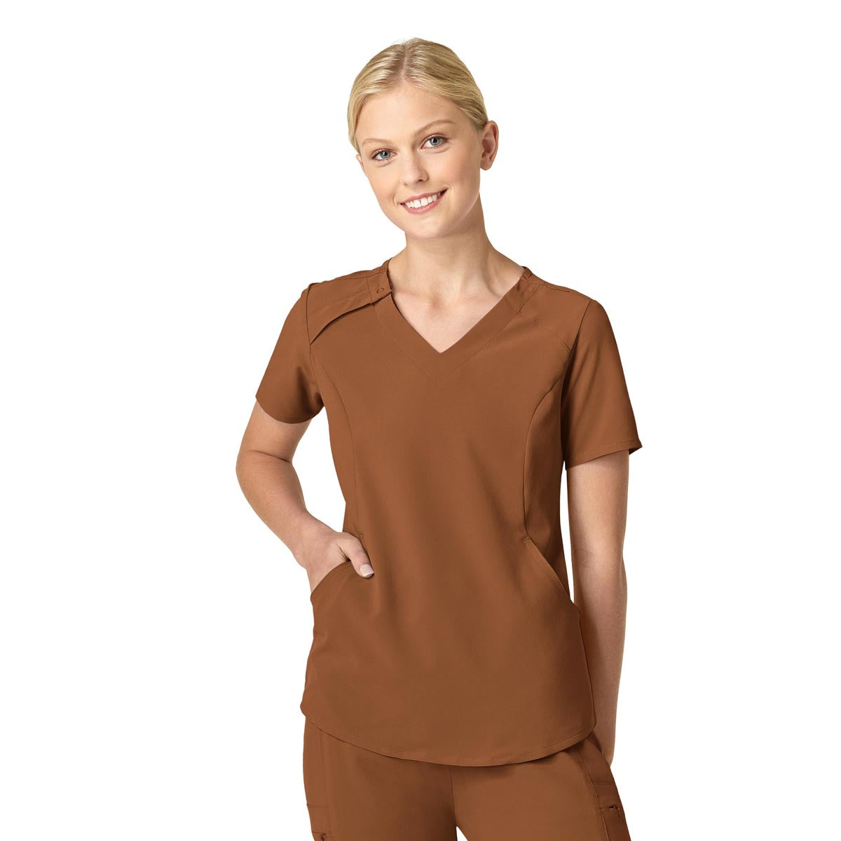 Wink Scrubs 6234-C Women's Renew EZ-Zip Neck Top - Past Season
