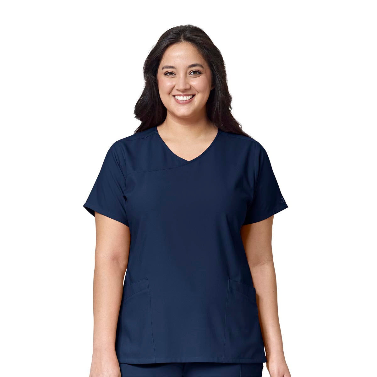 Wink Scrubs Wink Scrubs 6755X Women's Y-Neck Wrap Top Extended Sizes - Past Season - $25.98 at Getzs