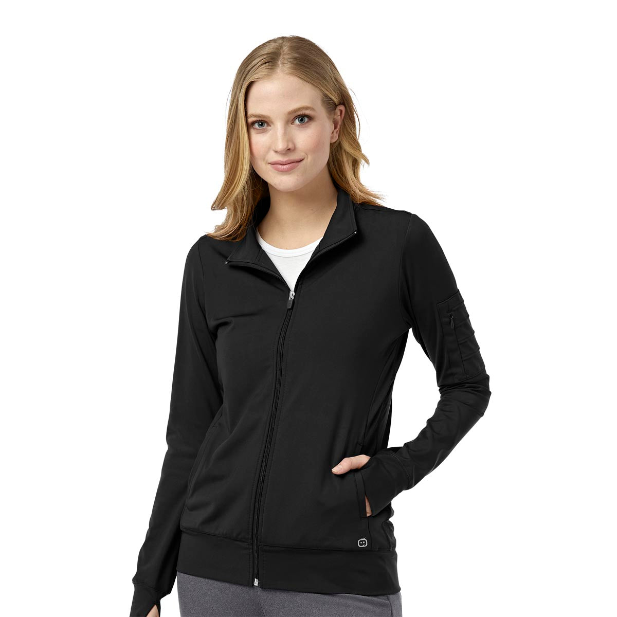 Wink Scrubs Wink Scrubs 8199X-C Women's Moto Scrub Jacket - Extended Sizes - Past Season - $52.98 at Getzs