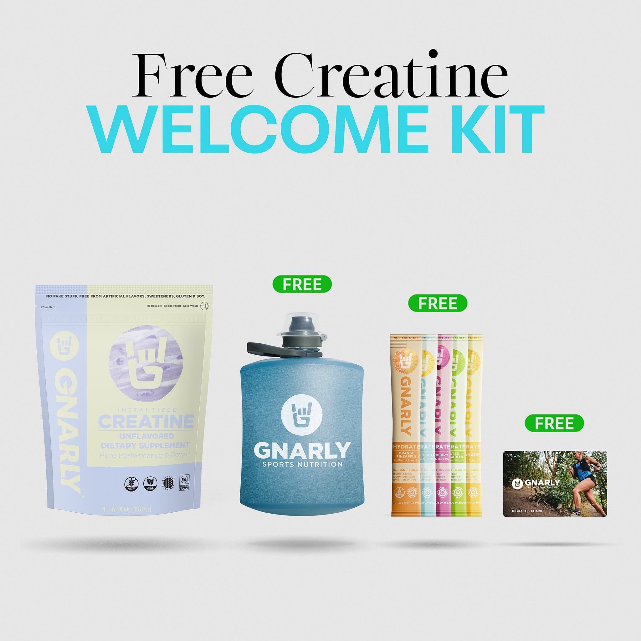 Gnarly Nutrition Instantized Creatine Welcome Kit - $104.95 at Gnarly Nutrition