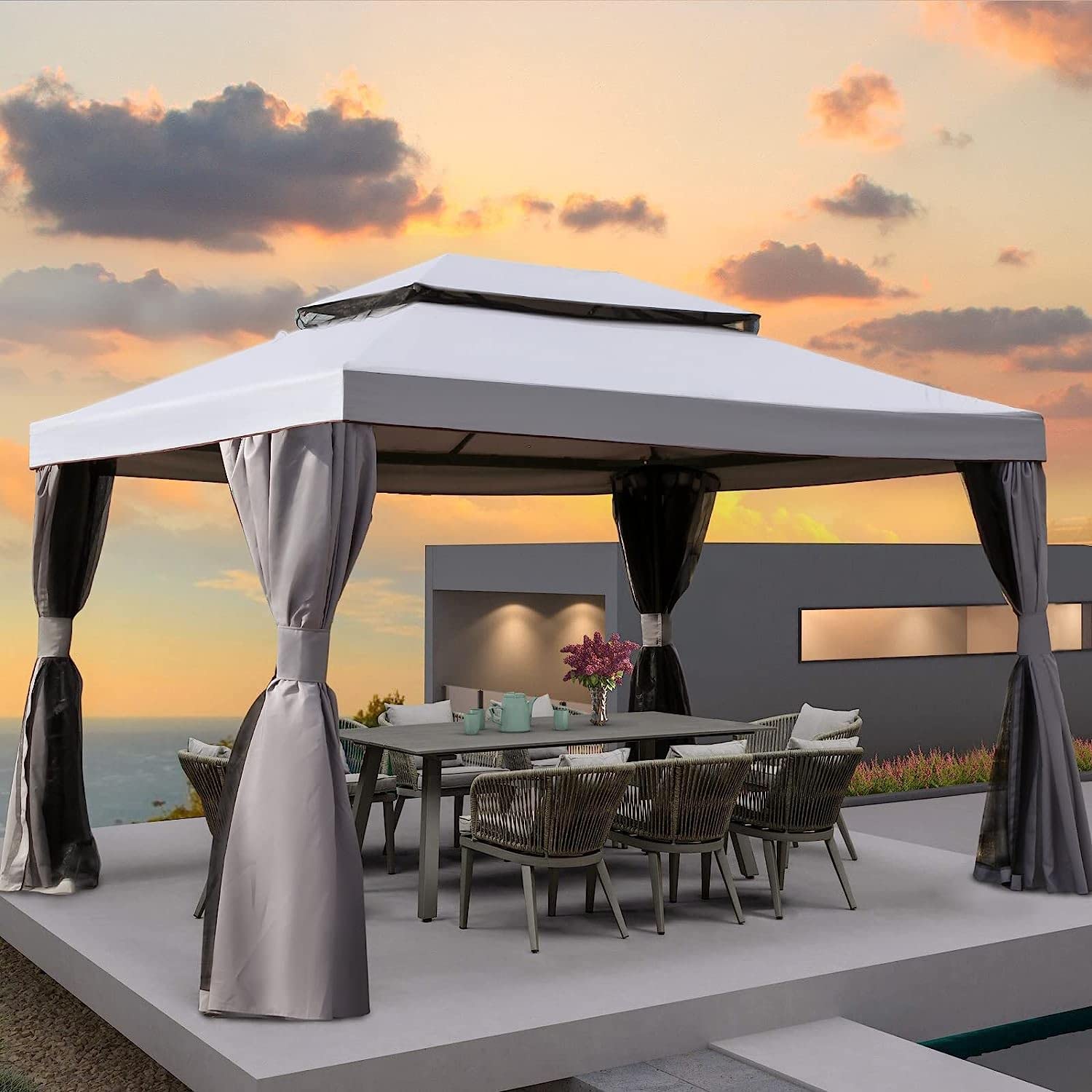 Grand Patio 10x13 Curtain,ONLY Curtain - $99.99 at Grand Patio
