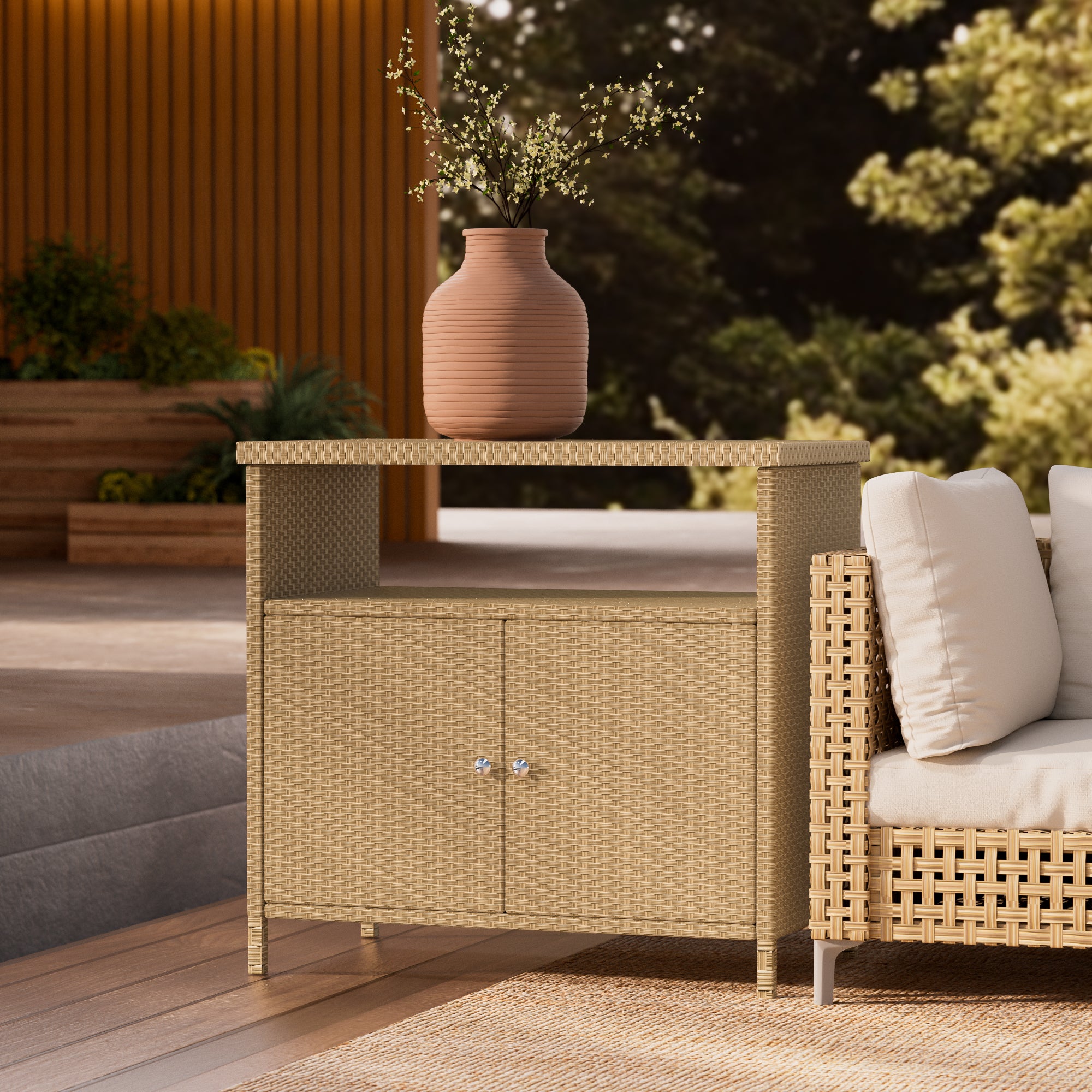 Grand Patio 2-Door Steel Buffet Storage Cabinet - $159.99 at Grand Patio