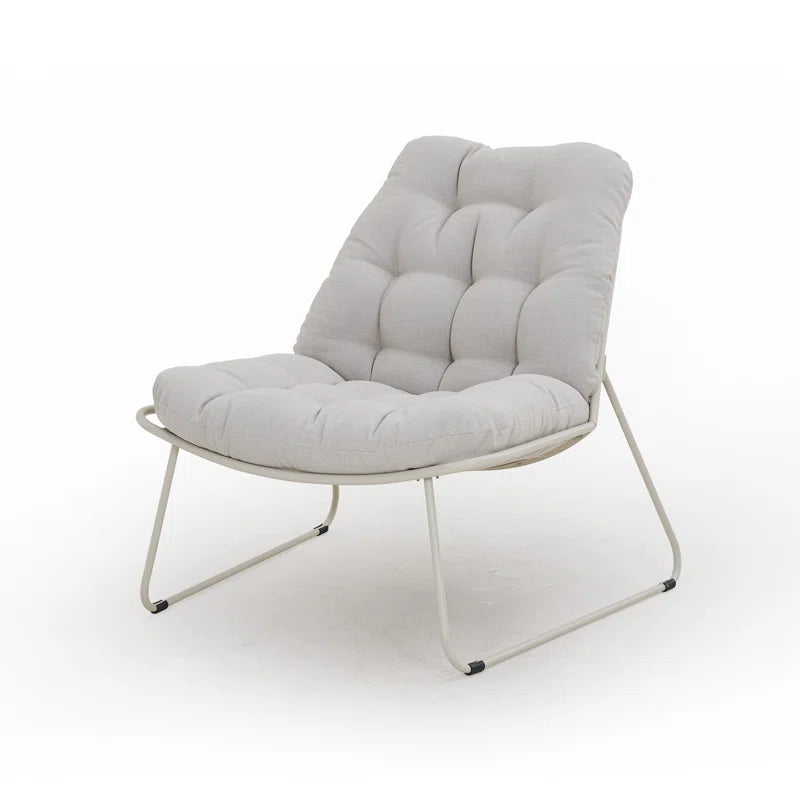 Grand Patio Modern Metal Outdoor Lounge Chair with Cushions - $119.99 at Grand Patio