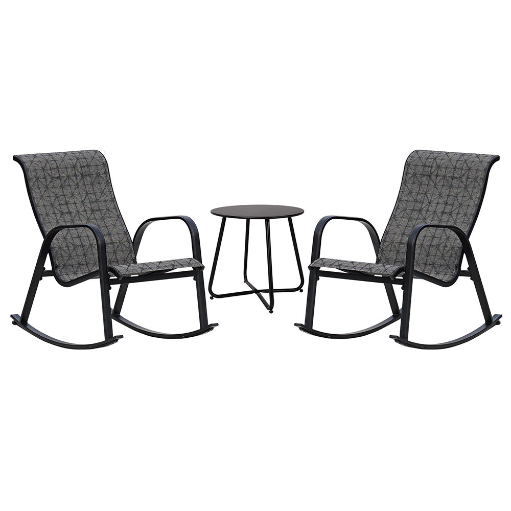 Grand Patio Outdoor 3-Piece Patio Bistro Rocking Chair Set - $129.99 at Grand Patio