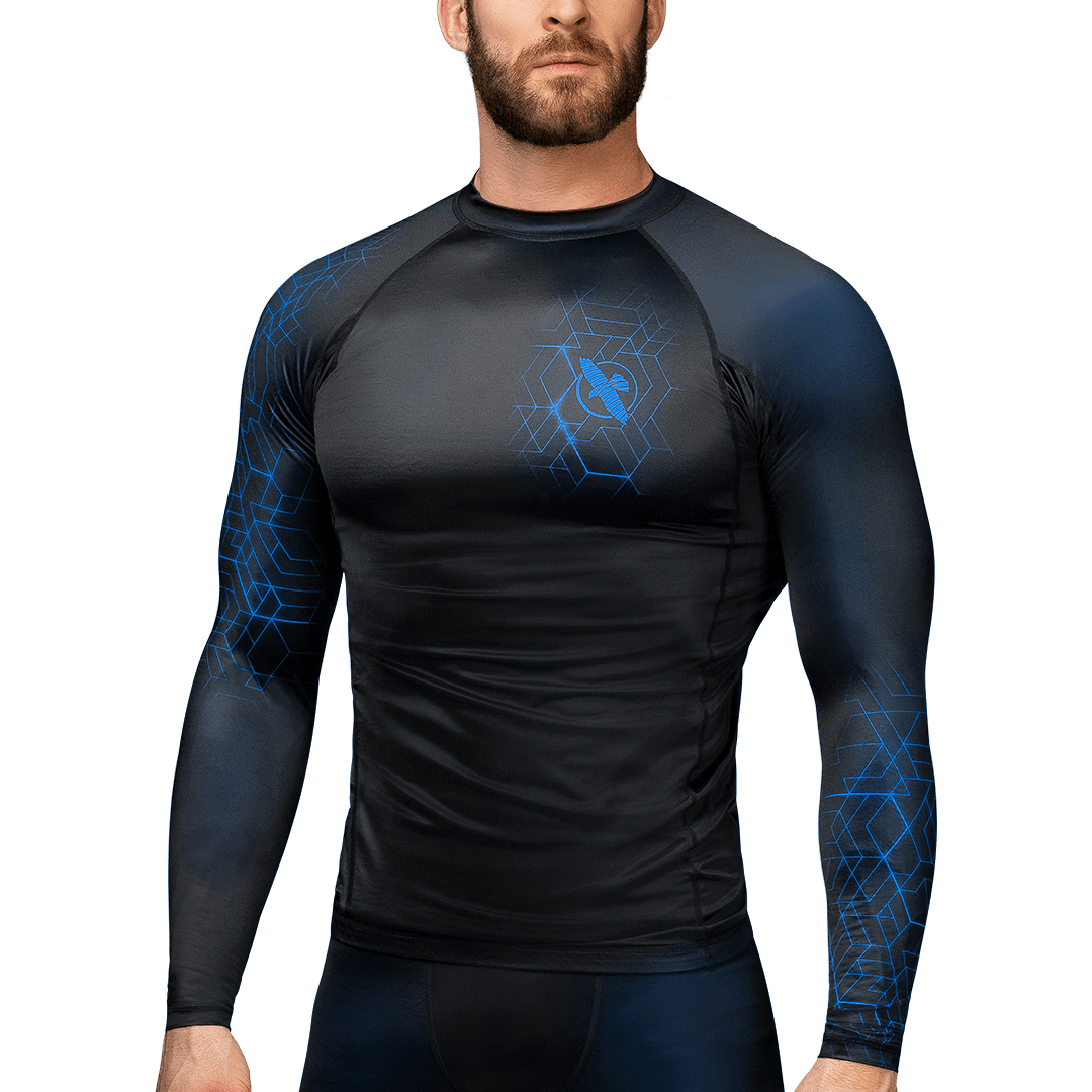 Hayabusa Hayabusa Geo Long Sleeve Rash Guard - $69.99 at Hayabusa Fight