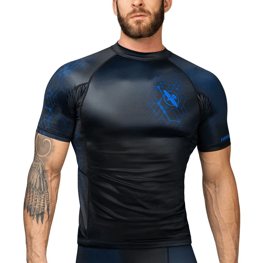 Hayabusa Hayabusa Geo Short Sleeve Rash Guard - $74.99 at Hayabusa Fight