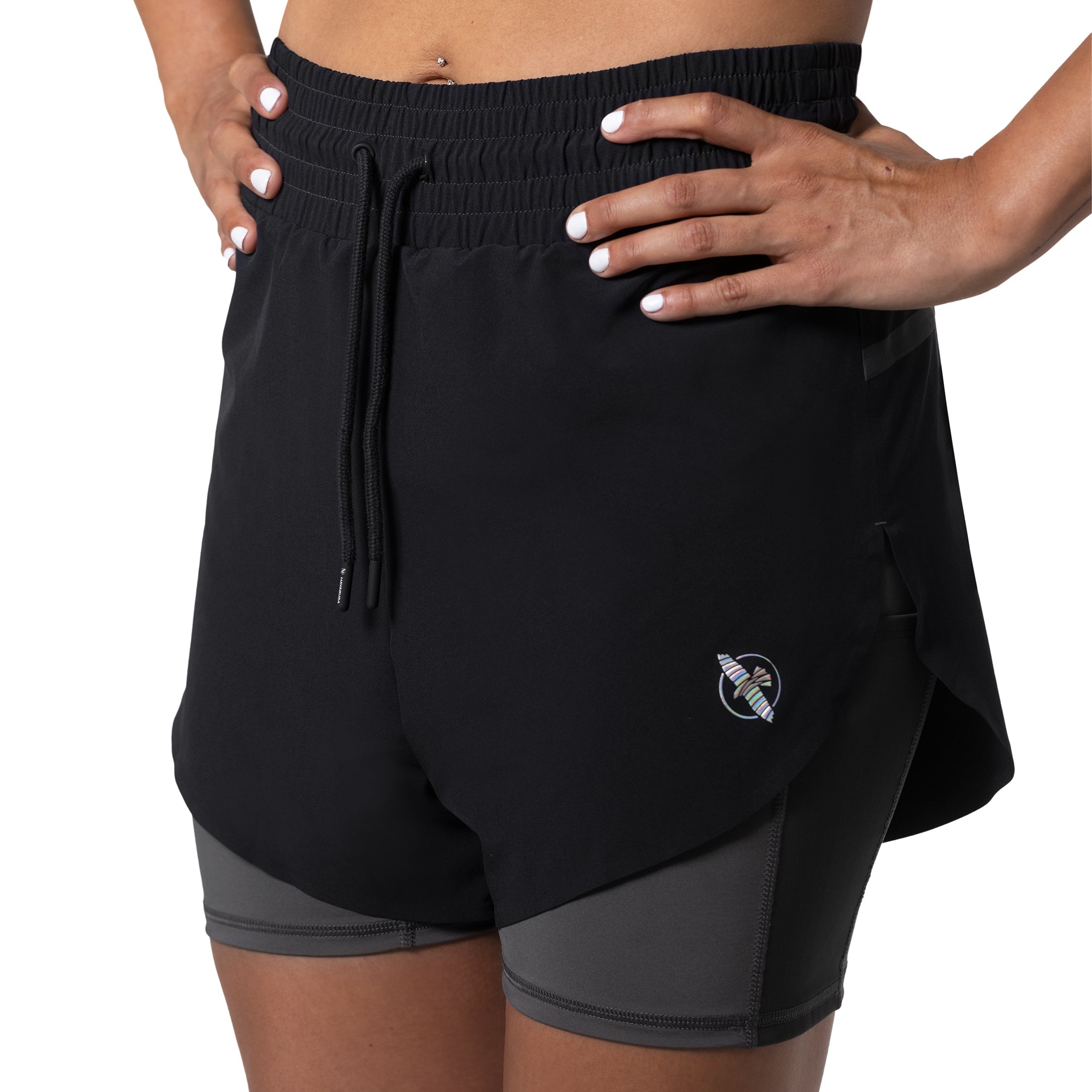 Hayabusa Fight Hayabusa Women’s Mid Rise Layered Shorts - $39.99 at Hayabusa Fight