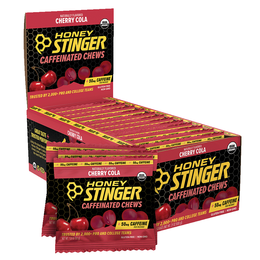 Cherry Cola Caffeinated Energy Chews Box of 12
