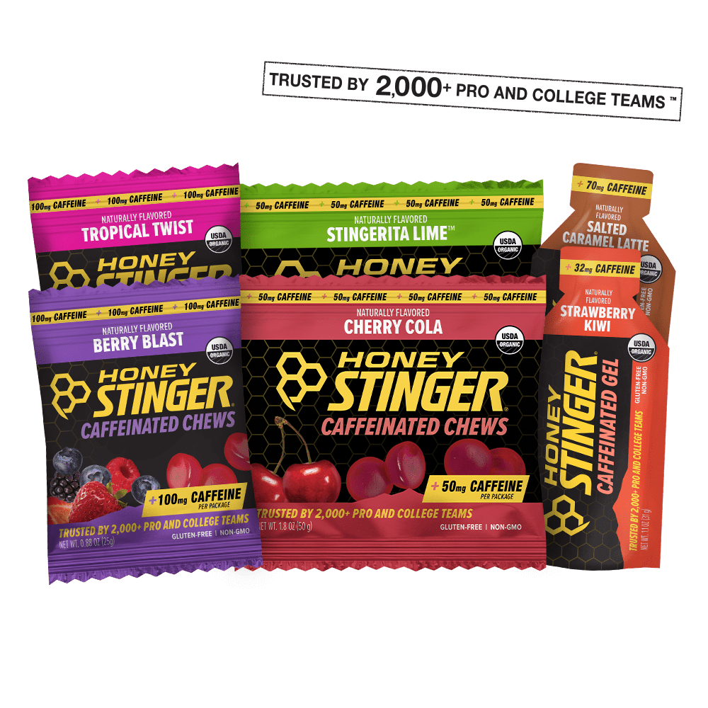 Honey Stinger Caffeinated Energy Gels & Chews Sampler Pack of 6 - $14.99 at Honey Stinger