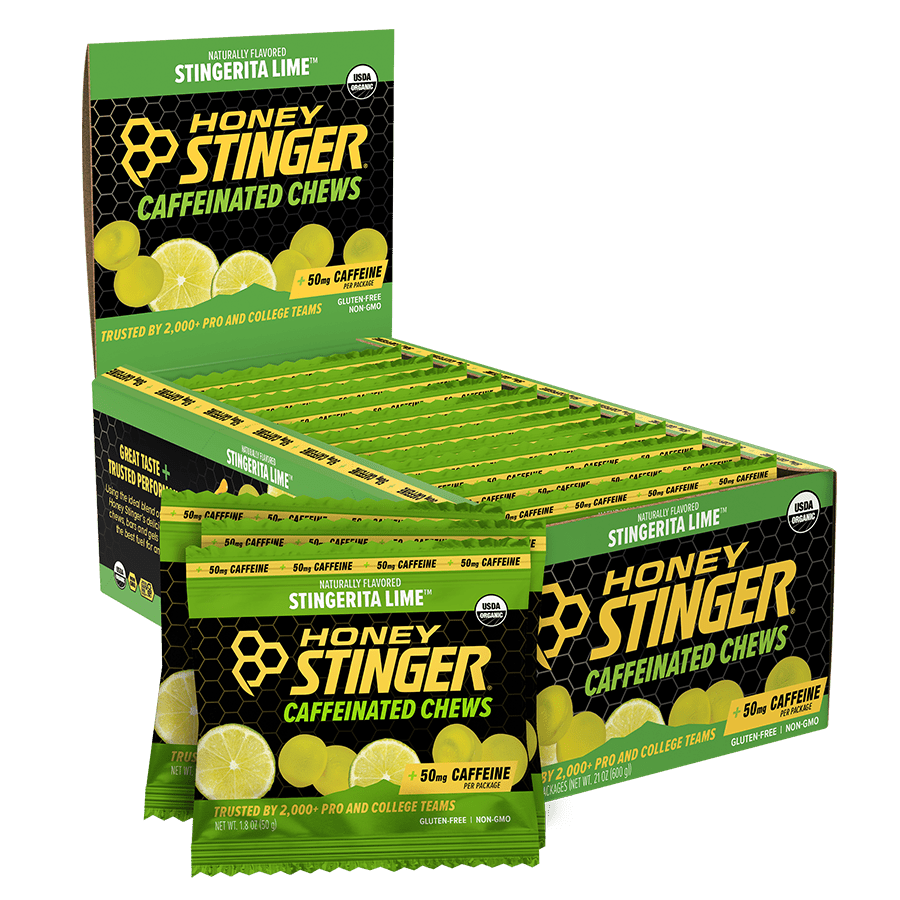 Stingerita Lime Caffeinated Energy Chews Box of 12