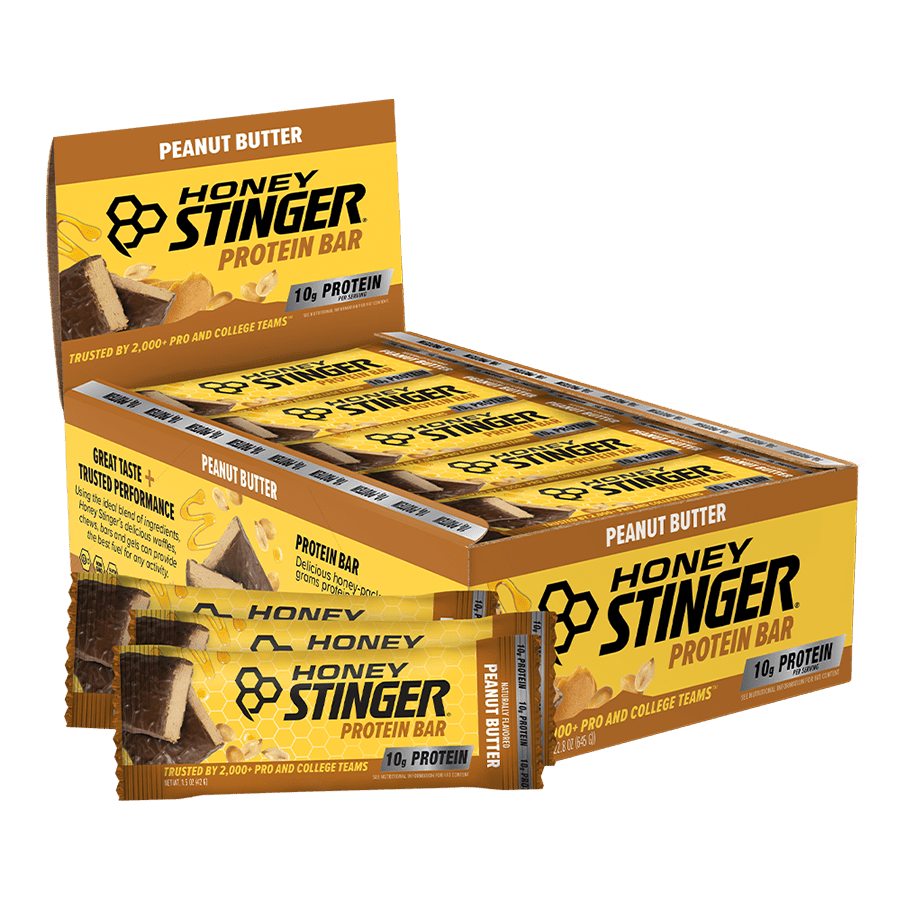 Honey Stinger Peanut Butter Protein Bar Box of 15 - $44.99 at Honey Stinger
