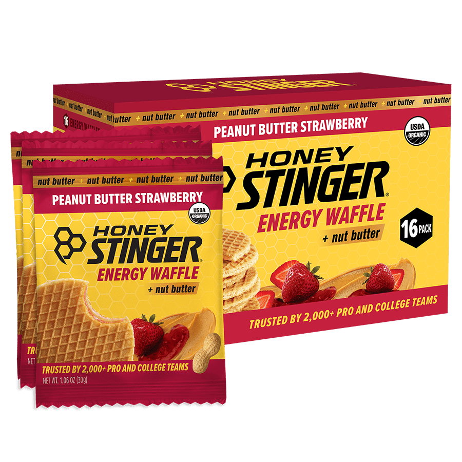 Peanut Butter Strawberry Waffle Box of 16