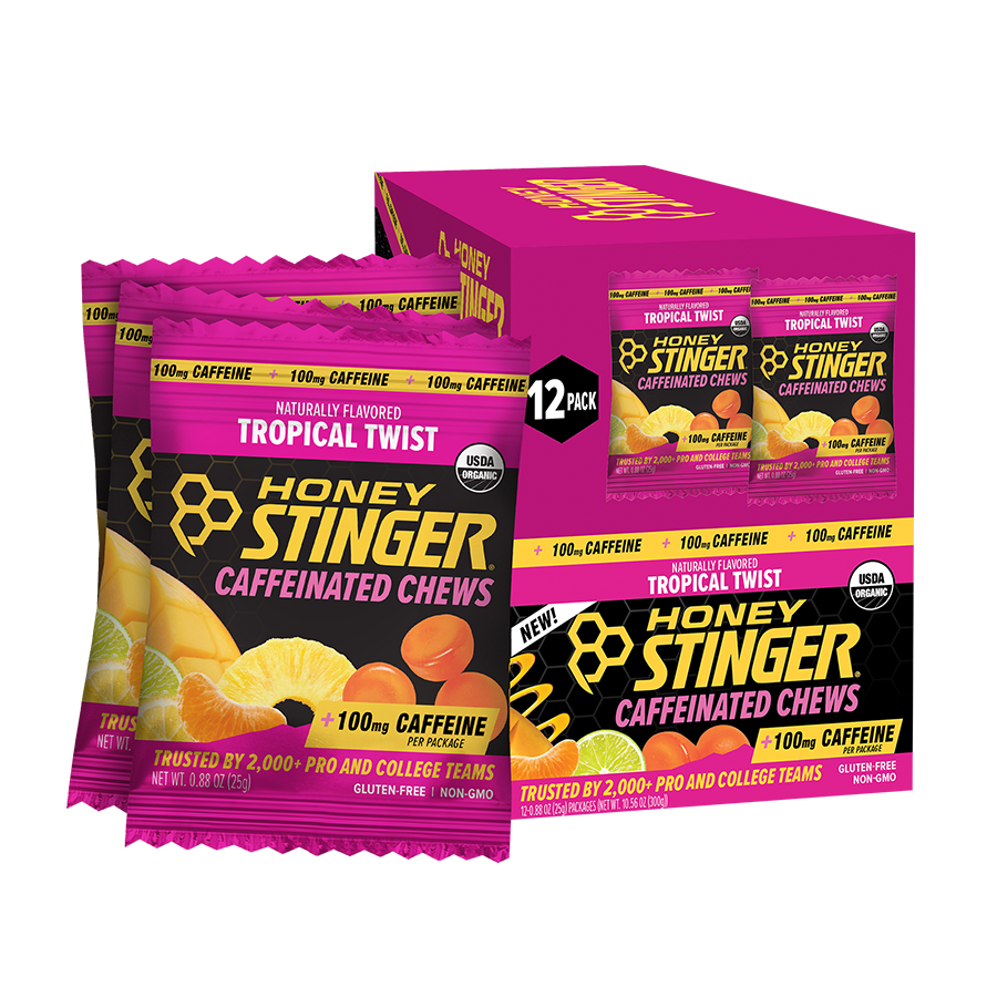 Tropical Twist Caffeinated Energy Chews Box of 12