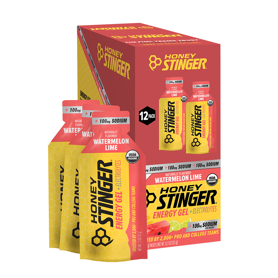 Watermelon Lime Electrolyte Energy Gel Box of 12