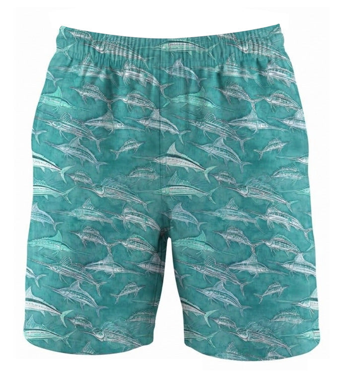 Men's The Marlins Fishing Swim Trunk