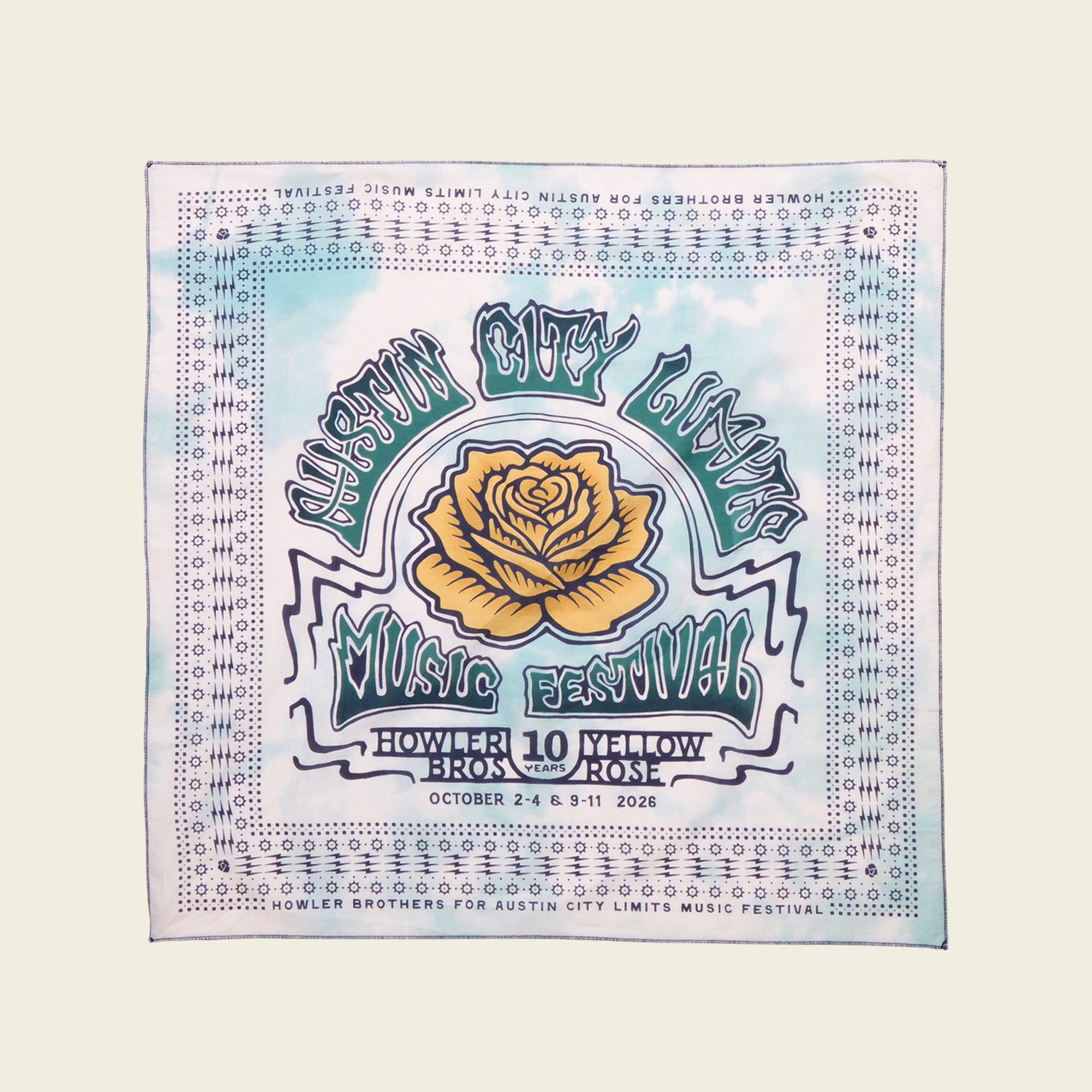 HOWLER BROTHERS ACL Fest 2026 Bandana - Festival Sky Dye - $20.00 at Howler Brothers