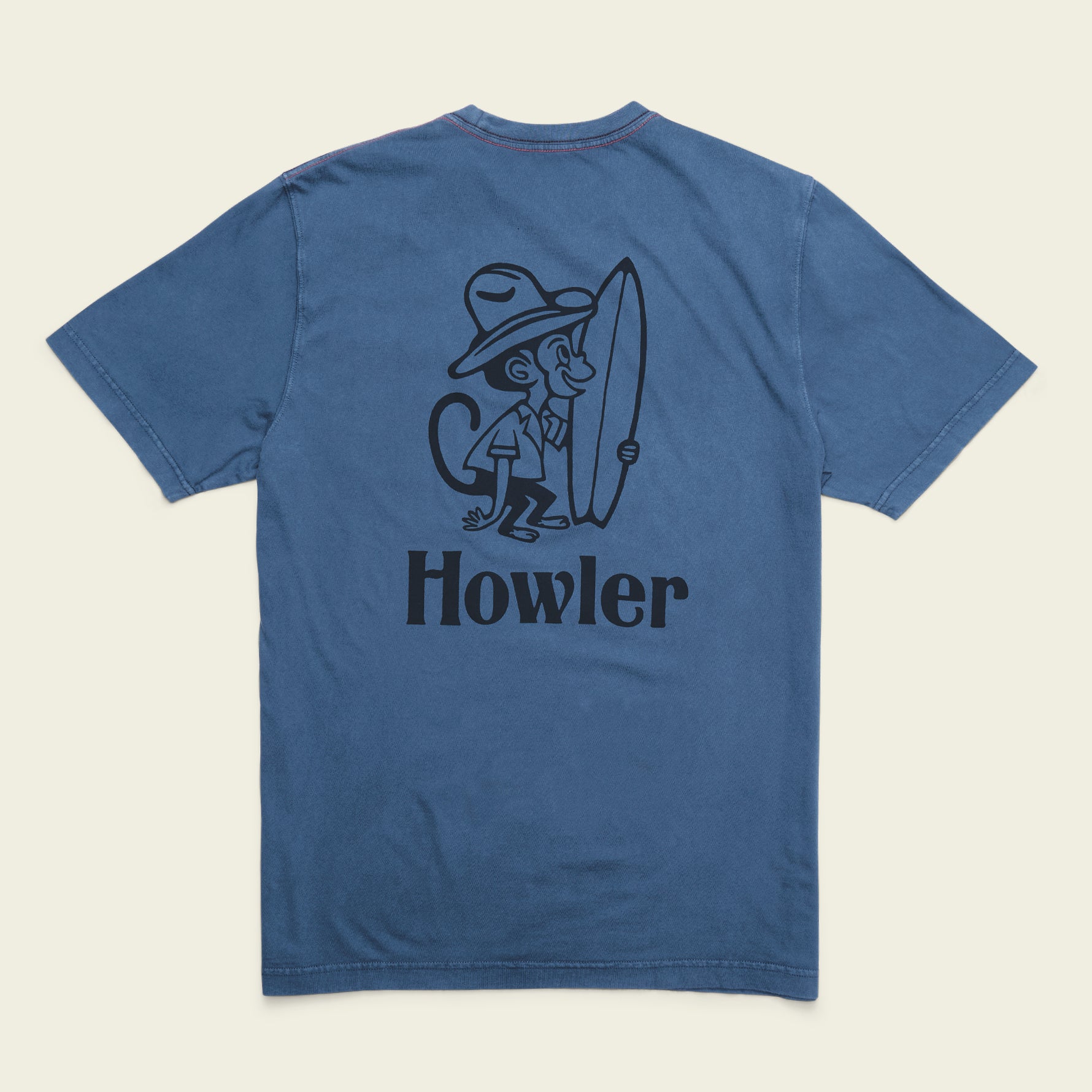 Howler Brothers El Monito Surfs Cotton Pocket T-Shirt - Key Largo - $40.00 at Howler Brothers