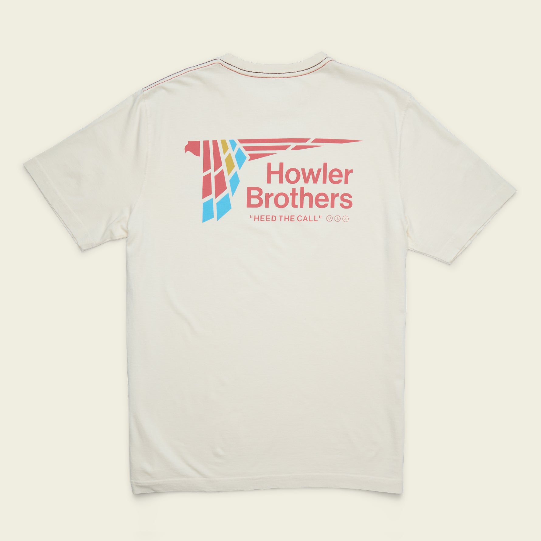 Howler Brothers Parrot Patrol Cotton T-Shirt - Natural - $40.00 at Howler Brothers