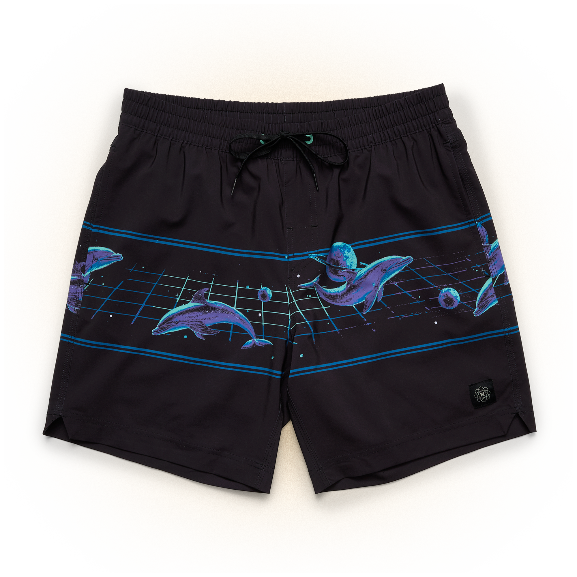 Dolphin Dimensions Deep Set Boardshorts - Black