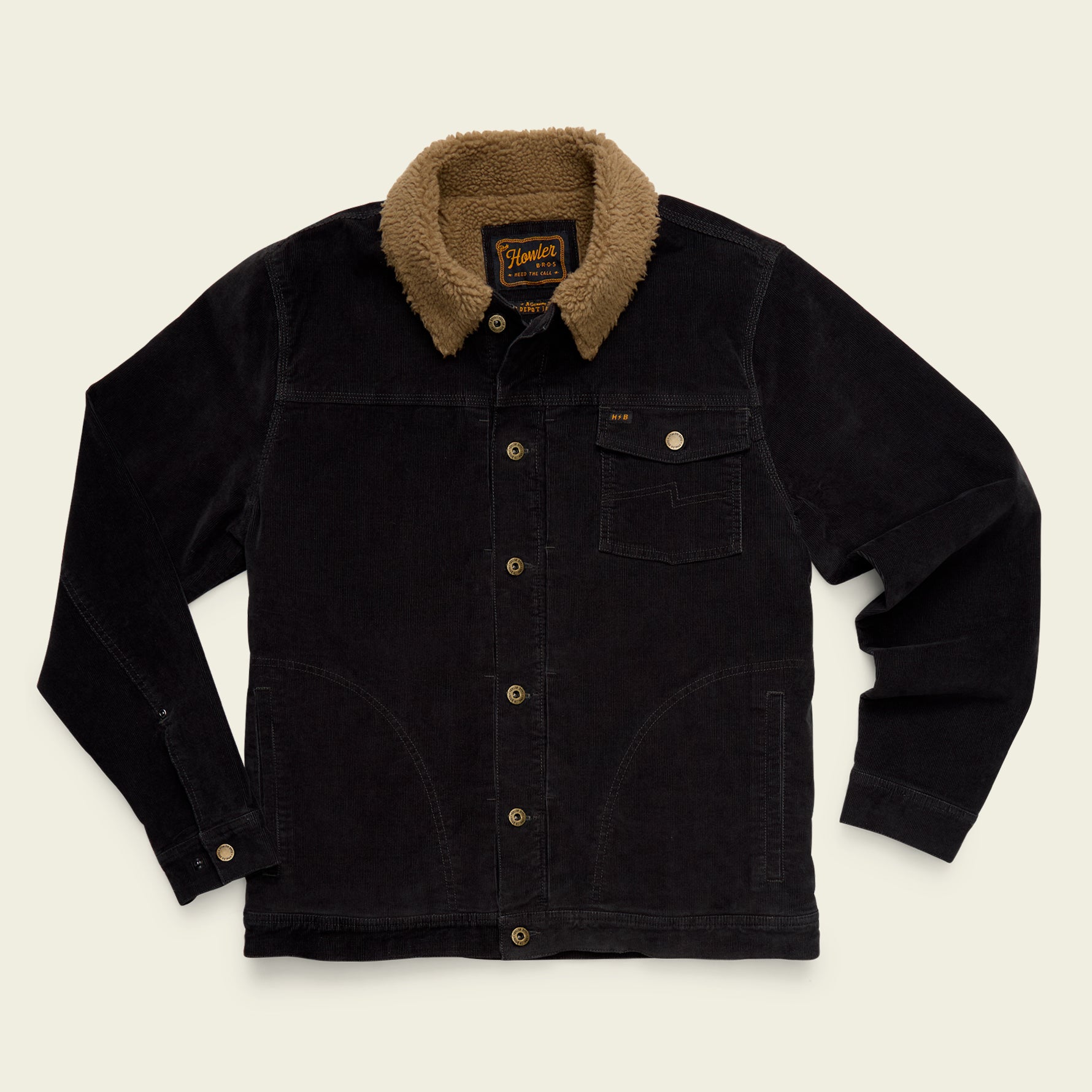 Howler Brothers Fuzzy Depot Jacket - Carbonite - $165.00 at Howler Brothers