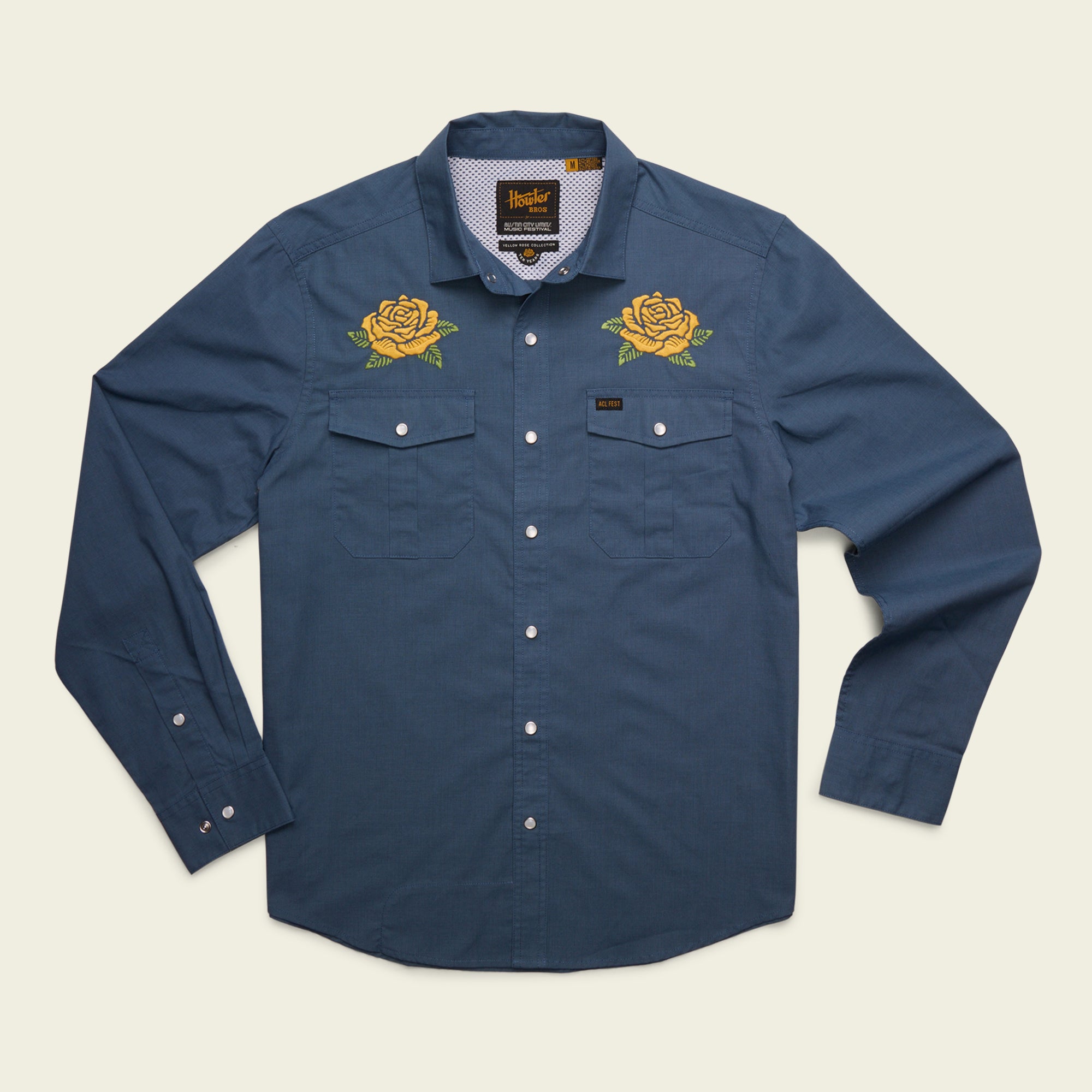 ACL Fest 2026 Gaucho Snapshirt - Anniversary Roses : Midnight