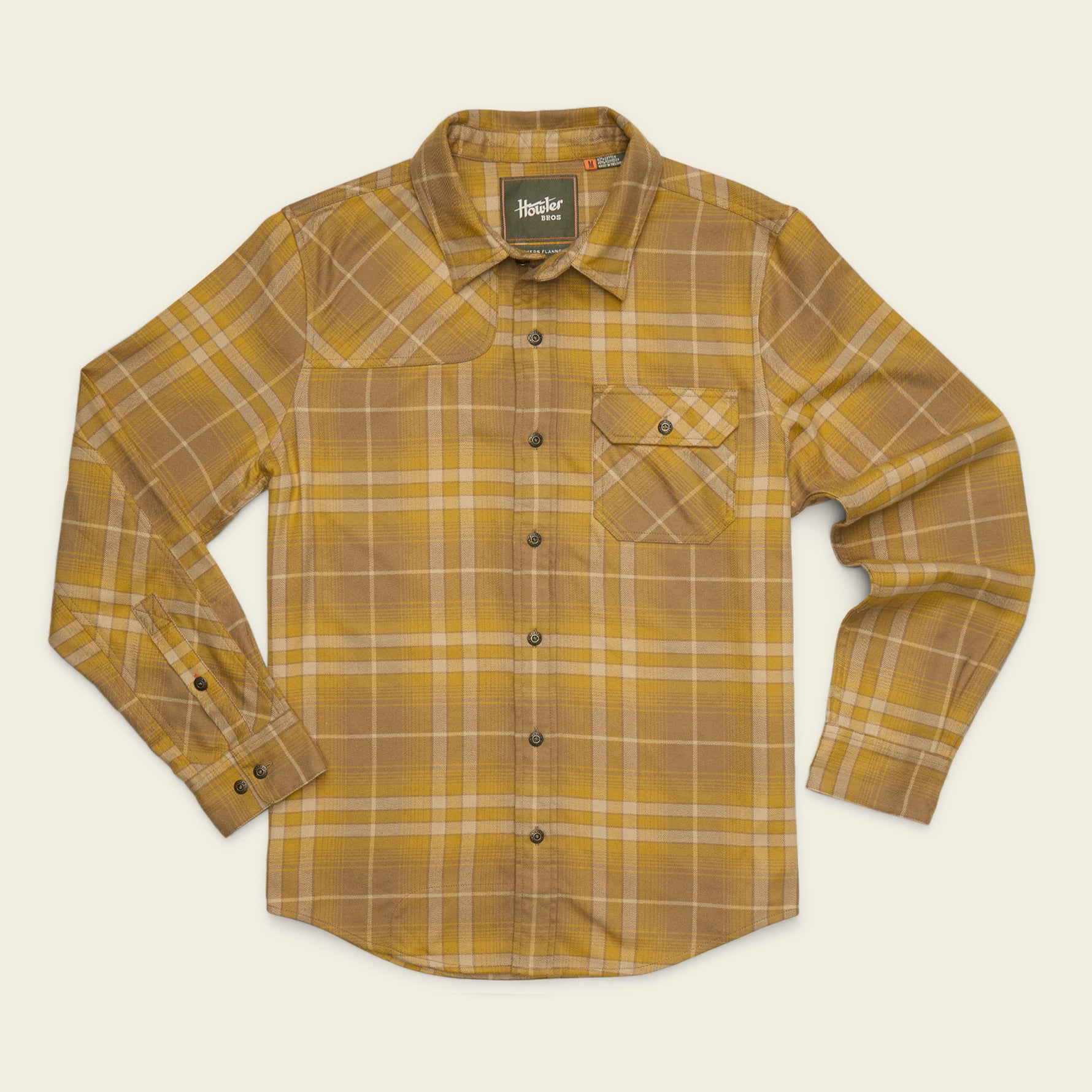 Howler Brothers Harker’s Flannel - Kempton Plaid : Otter - $99.00 at Howler Brothers