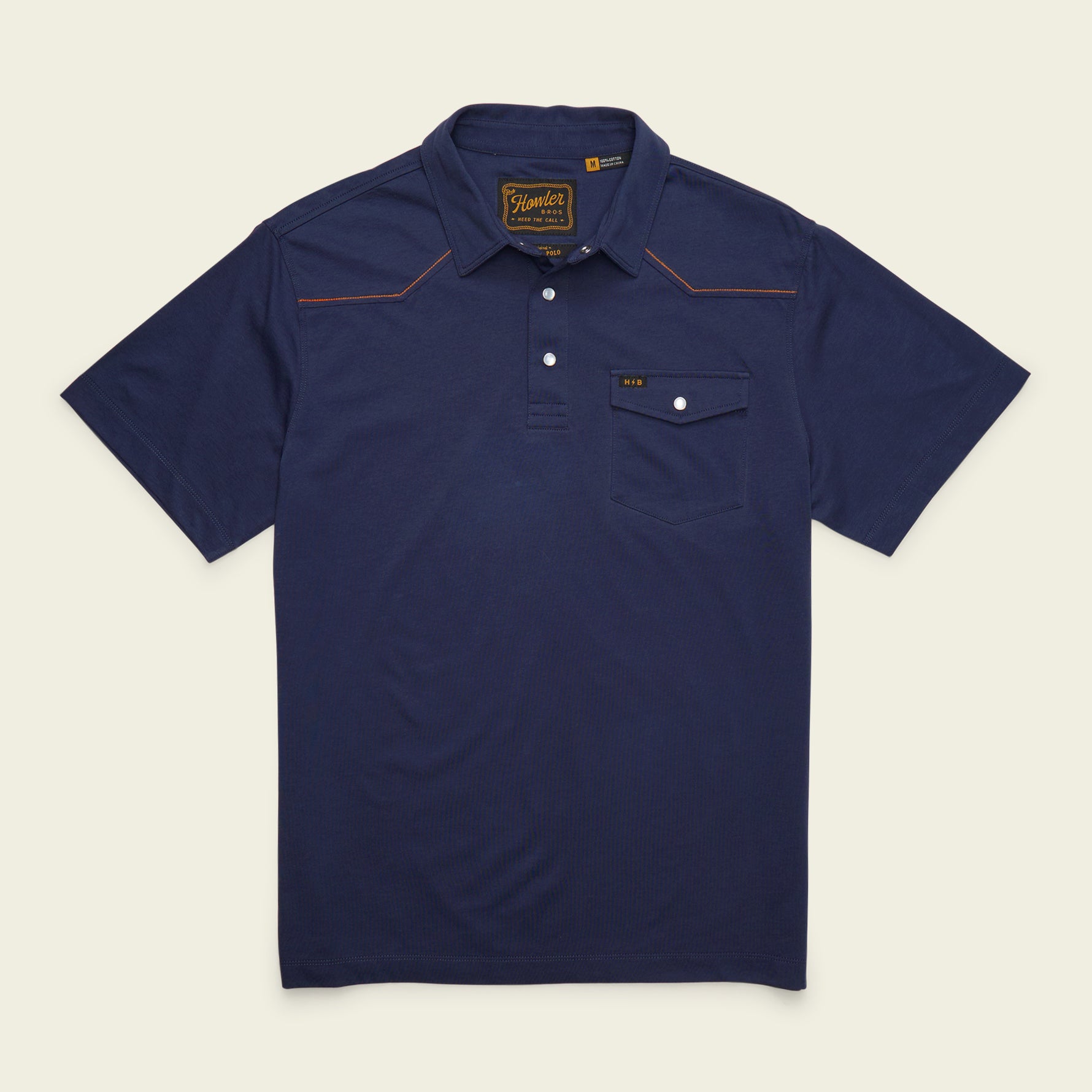 Howler Brothers Ranchero Polo - Midnight - $75.00 at Howler Brothers