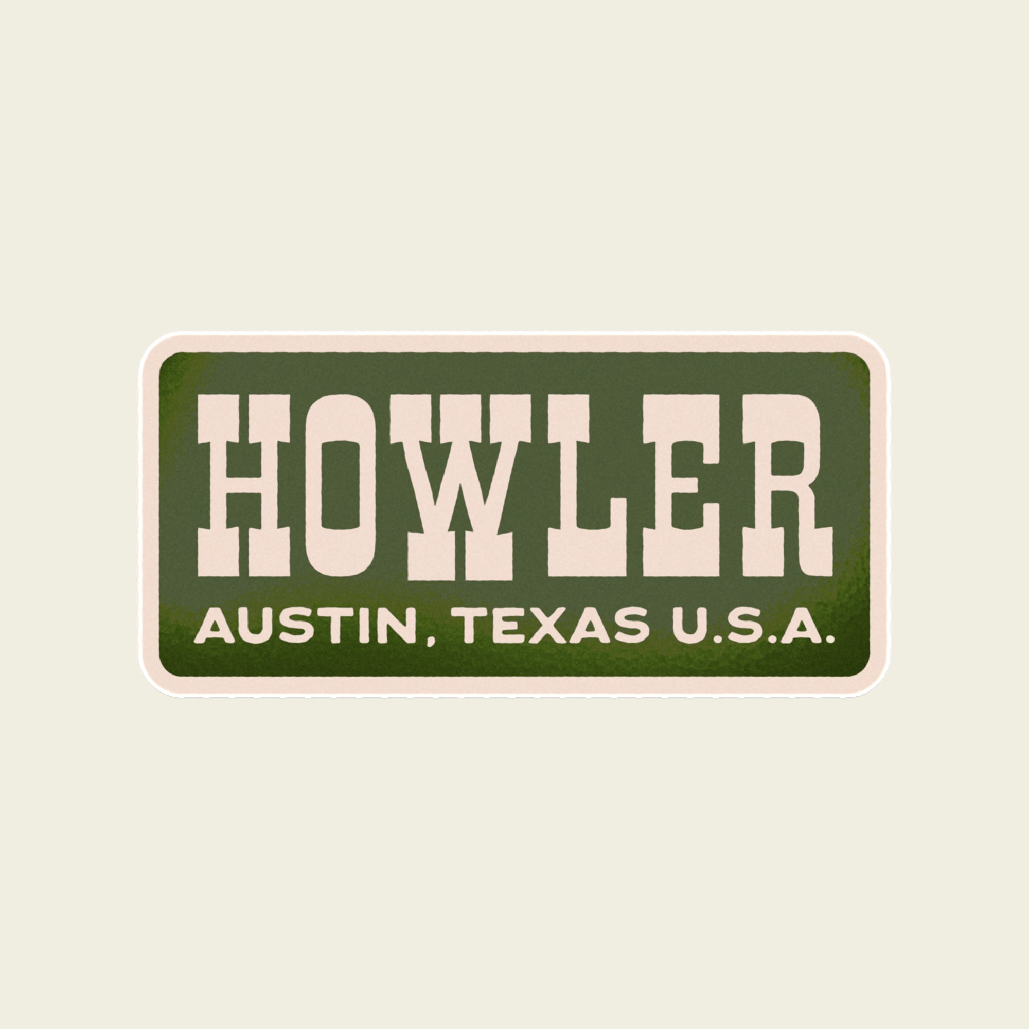 Howler Brothers Howler Slab Sticker - $5.00 at Howler Brothers