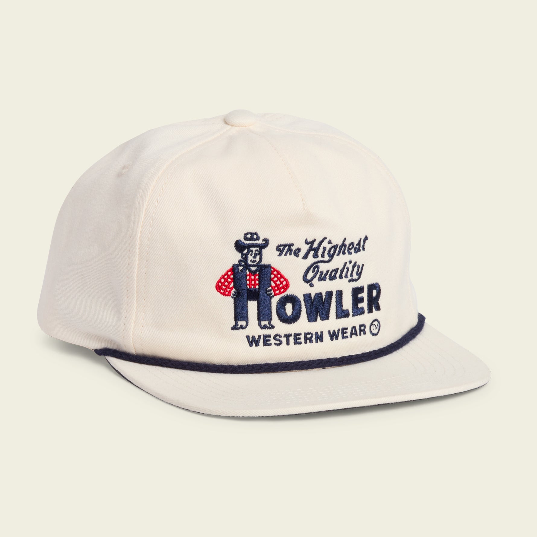 Howler Brothers Howler Western Wear Snapback - Bone - $35.00 at Howler Brothers
