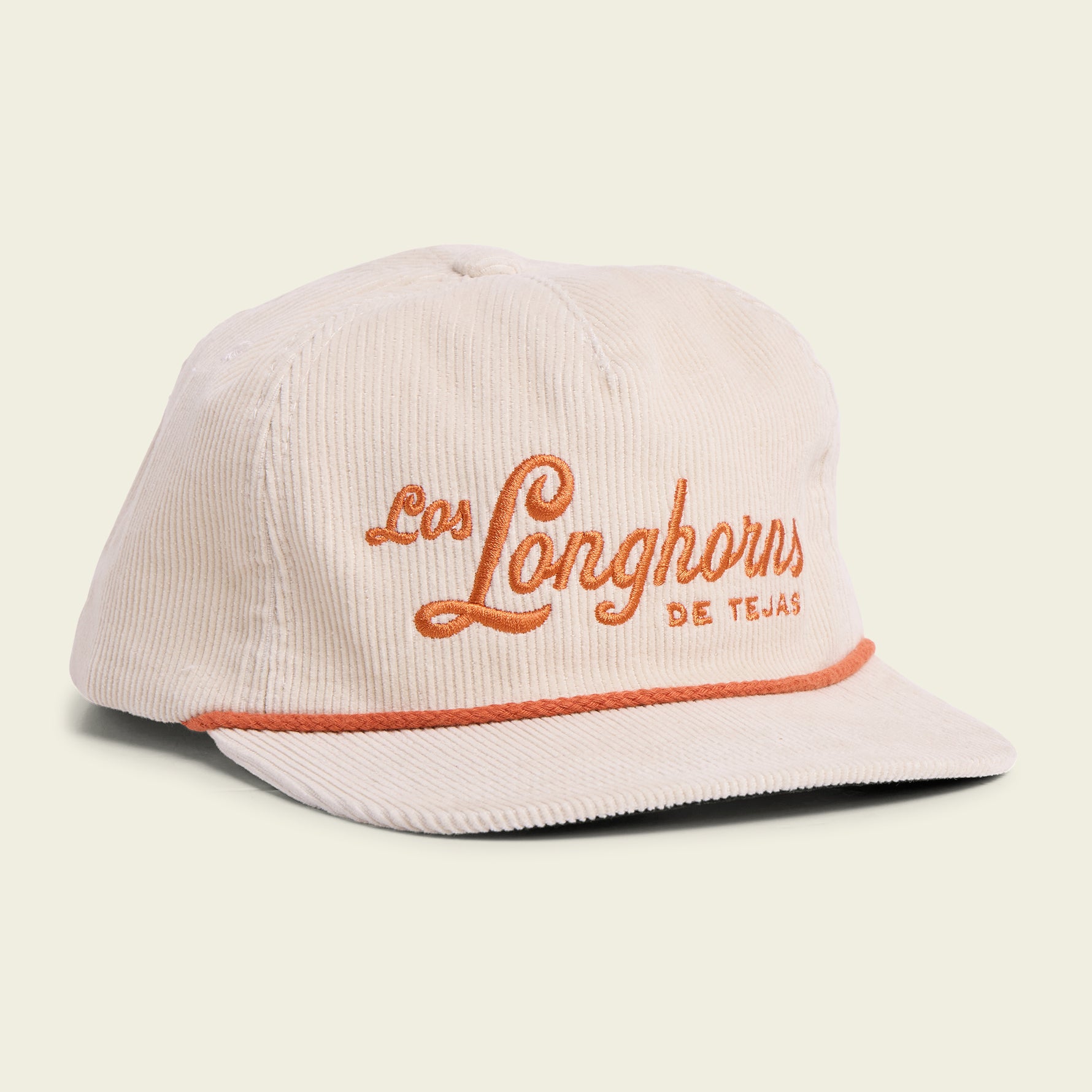 Howler Brothers Texas Longhorns Snapback - White Corduroy - $40.00 at Howler Brothers