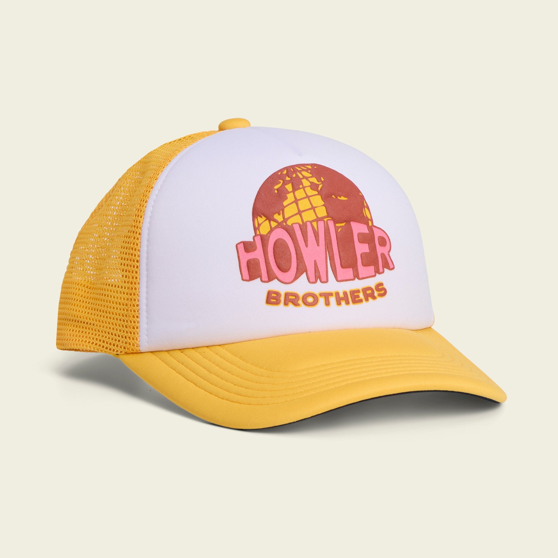 Howler Brothers Worldwide Howler Foam Dome - Yellow / White - $24.00 at Howler Brothers
