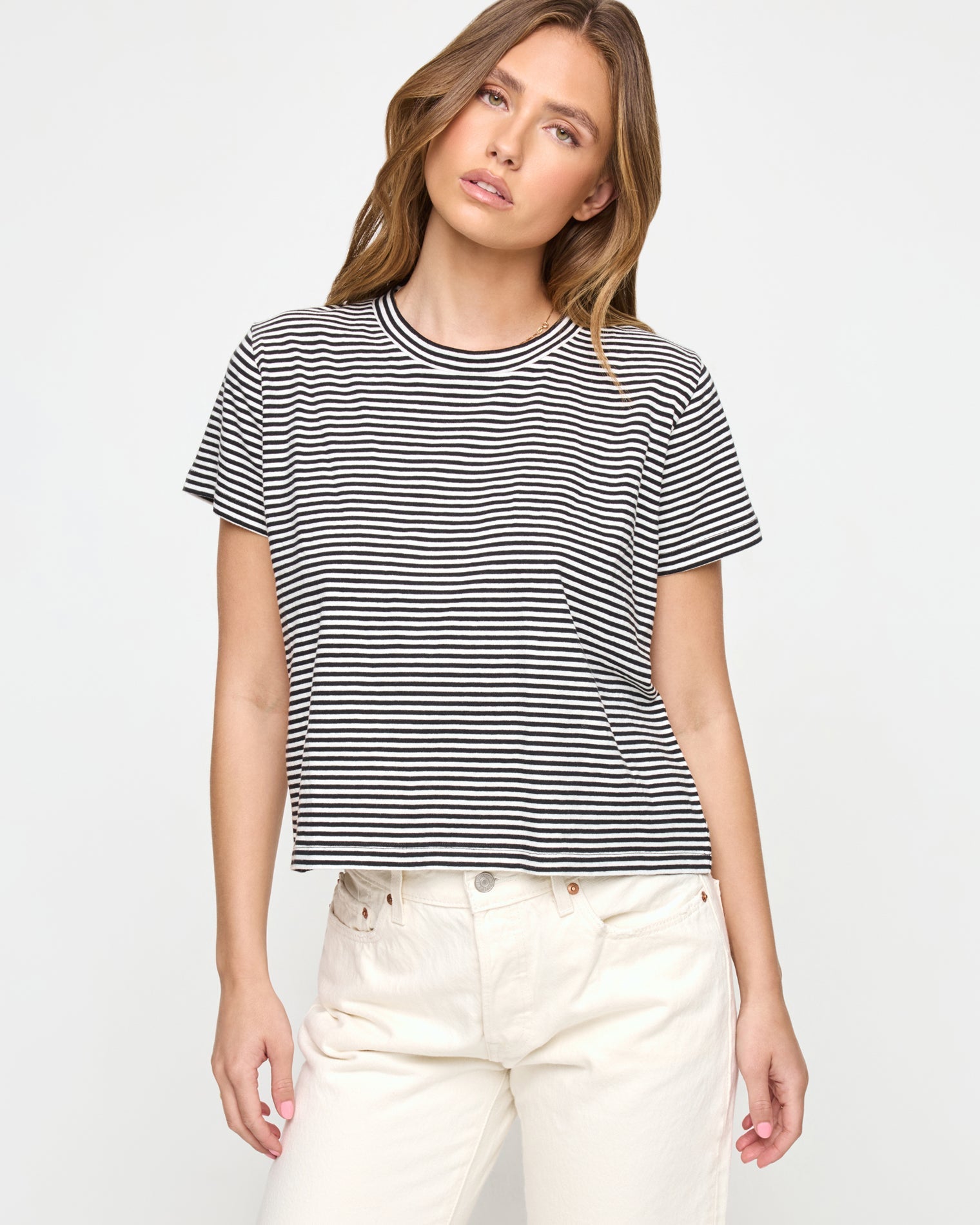 All Day Top - Black/Cream