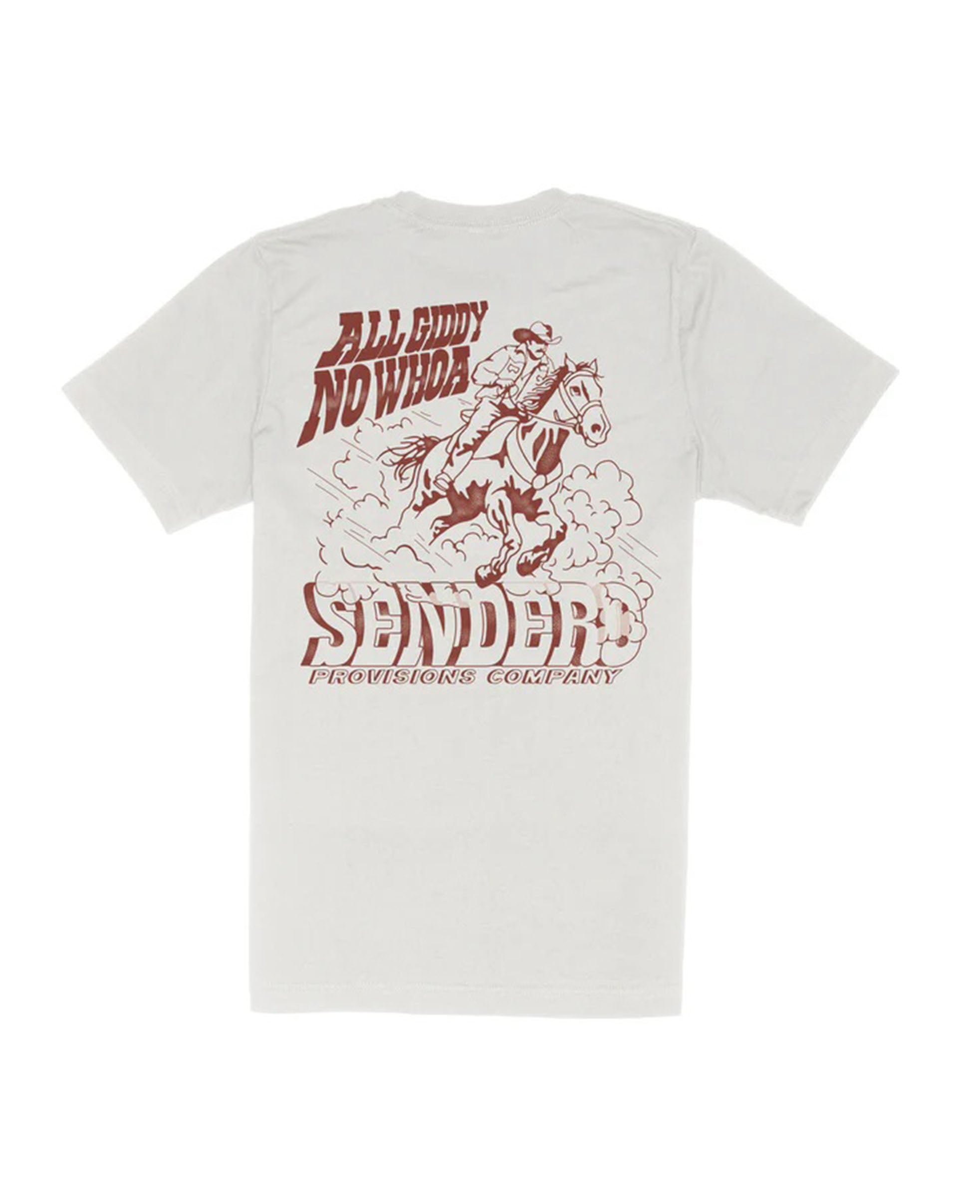 Sendero Provisions Co. All Giddy No Whoa S/S T-Shirt - Vintage White - $35.00 at Jack's Surfboards