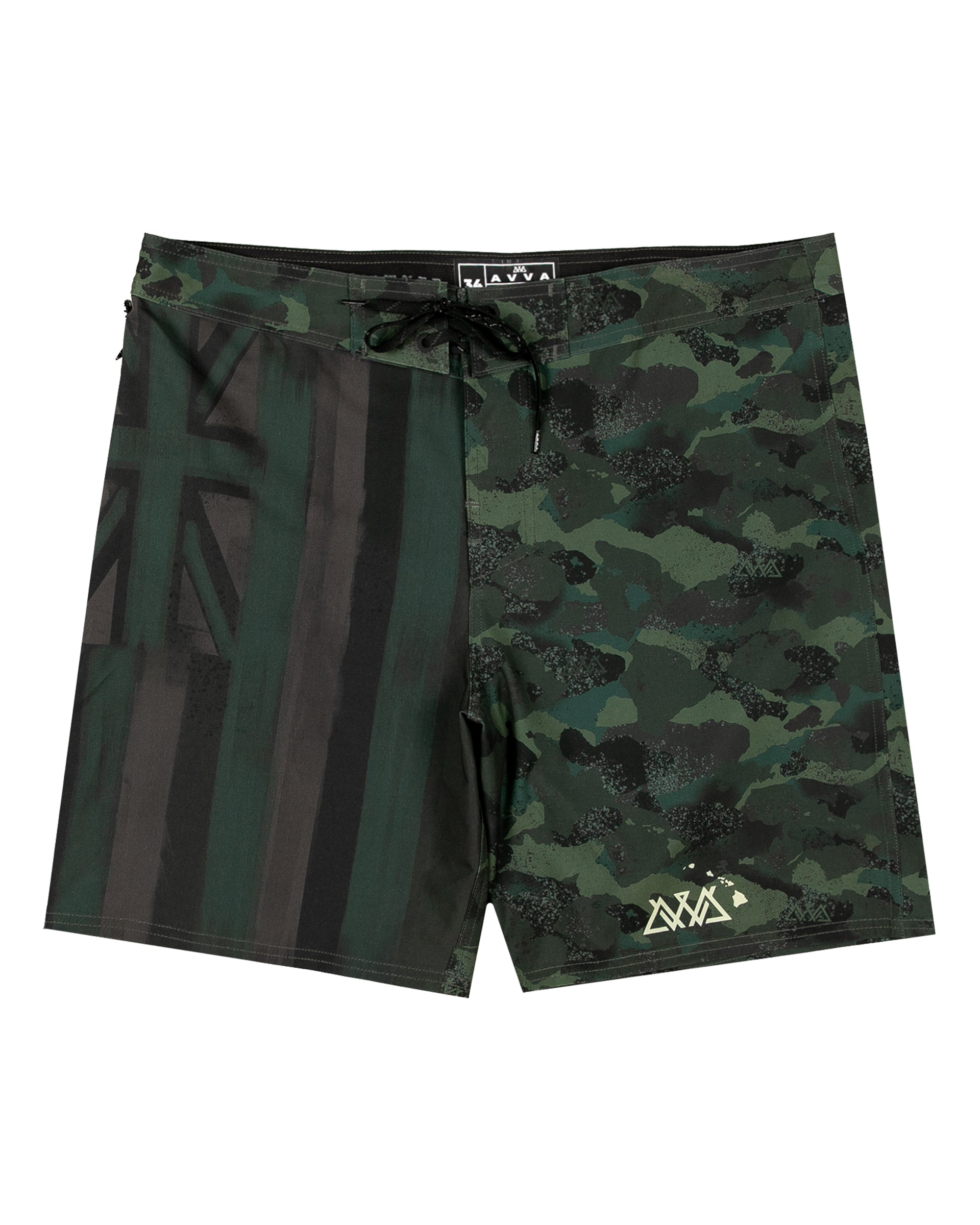AVVA Aloha Camo 19" Boardshorts - $75.00 at Jack's Surfboards